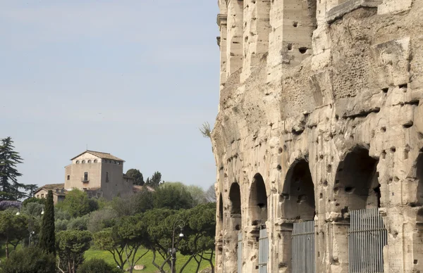 The Flavian Amphitheatre หรือ Coliseum, The Majestic Amphitheater — ภาพถ่ายสต็อก