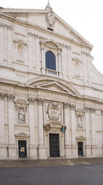 Kilisesi İsa, ana Cizvit Kilisesi Roma'nın kutsal adının — Stok fotoğraf