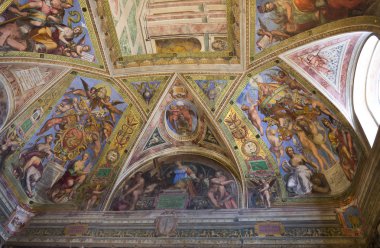 afrescos do Vaticano. Itália