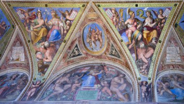 afrescos do Vaticano. Itália