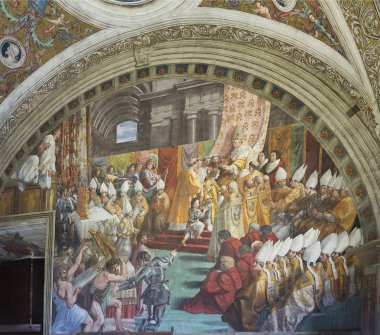 afrescos do Vaticano. Itália