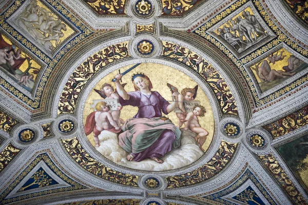 Vatican frescoes. Italy — Stock Photo, Image