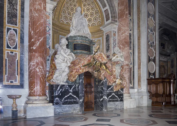 Tomba dei Papi Alessandro VII.Vaticano — Foto Stock