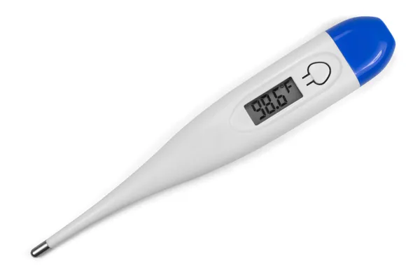 Elektronisches Körperthermometer isoliert — Stockfoto