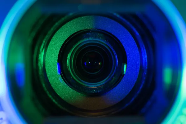 Camcorder lens — Stock Photo, Image