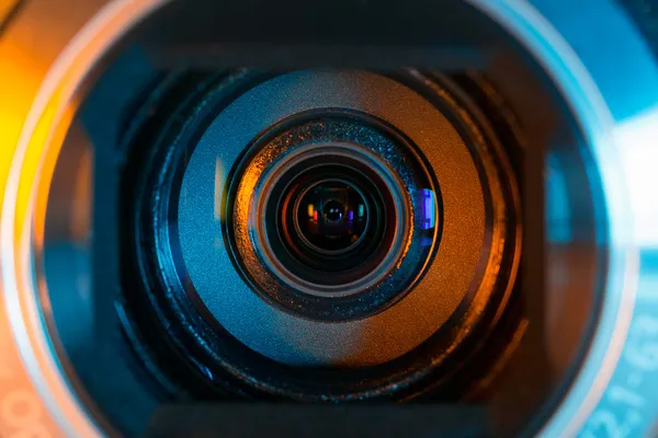 Camcorder lens — Stock Photo, Image