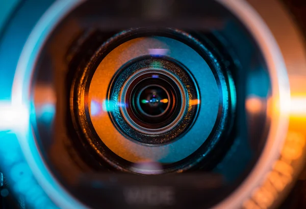 Video camera lens — Stock Photo, Image