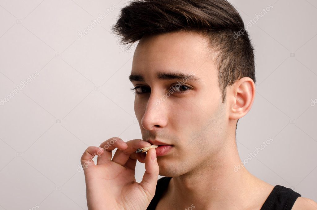 Sexy sekretářka kouření