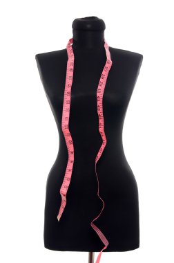 ölçme izole bant ile elbise terzi