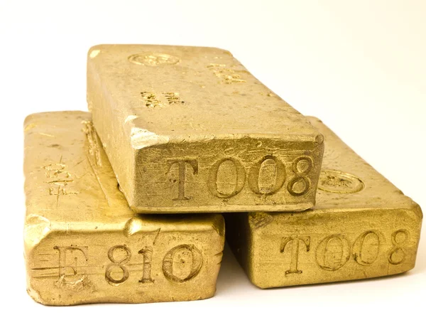 Stack of Gold Bars Stock Image