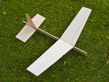 balsa ahşap oyuncak model uçak