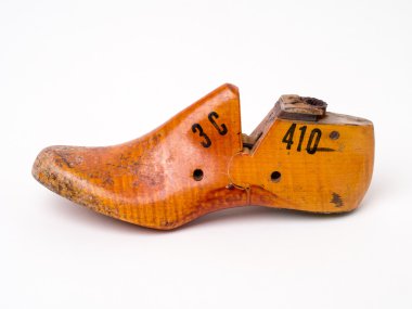 Cobbler's Wooden Shoe Form clipart