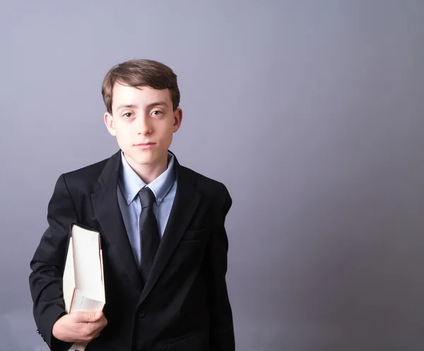 Young Attorney with law book — Stock Photo, Image
