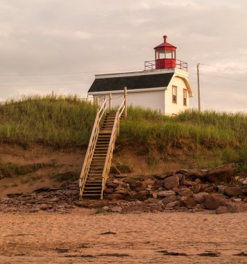Deniz feneri günbatımı