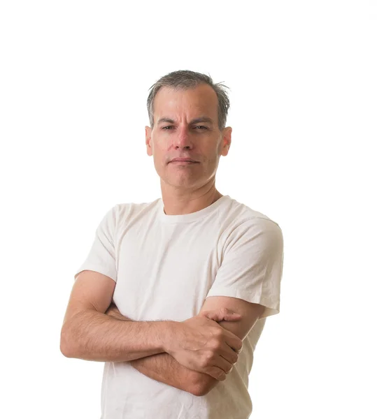 Serious man with arms folded — Stock Photo, Image
