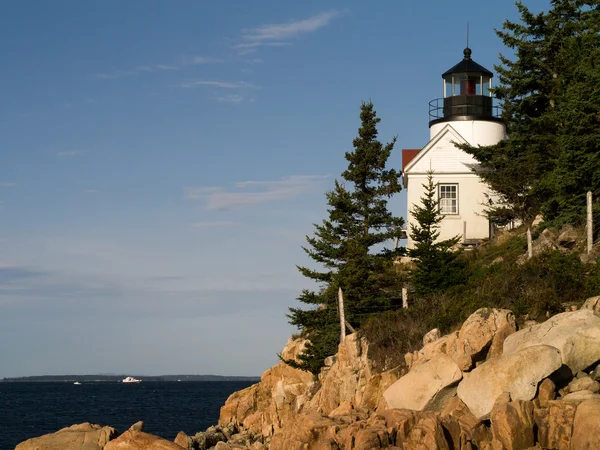 Bass Harbor Lighthouse Mount Desert Island Maine — Stock Photo, Image