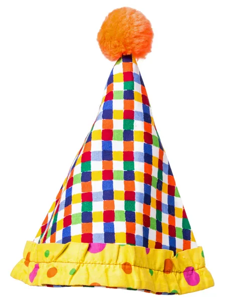 Chapeau de clown de cirque isolé — Photo
