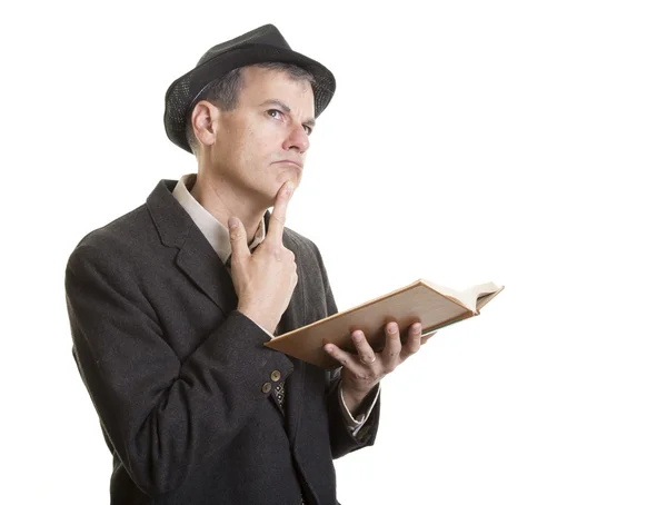 Man reading a book — Stock Photo, Image