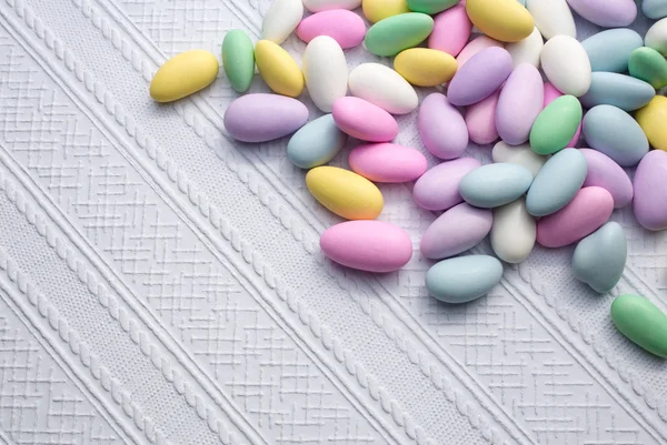 Jordan Almonds Border — Stock Photo, Image