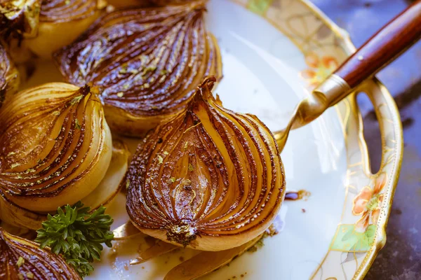 Carmelized balsamic onions — Stock Photo, Image