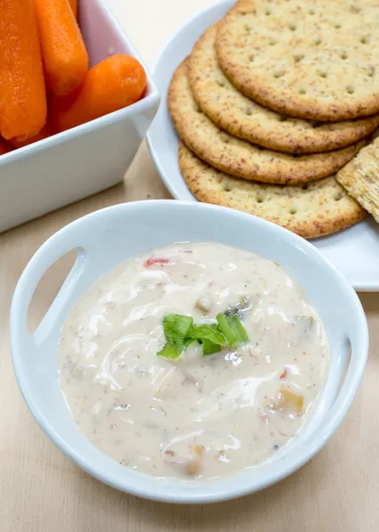 Delicious Vegetable Dip — Stock Photo, Image