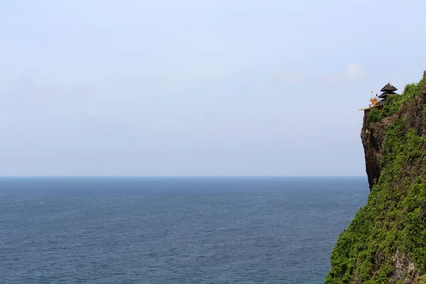 Complejo Del Templo Uluwatu Junto Acantilado Bali Tomado Enero 2022 — Foto de Stock