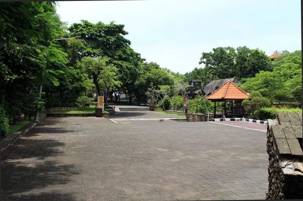 Inga Turister Besöker Uluwatu Temple Bara Apa Pandemin Tagen Januari — Stockfoto