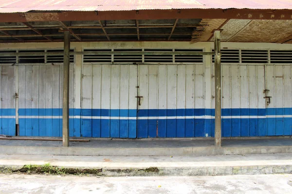 Lojas Vazias Redor Templo Alas Kedaton Devido Pandemias Tomado Janeiro — Fotografia de Stock