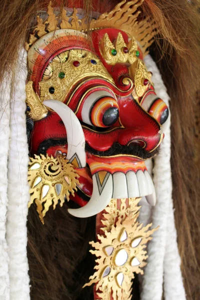 Closeup Barong Balinês Uma Pantera Como Criatura Mitologia — Fotografia de Stock