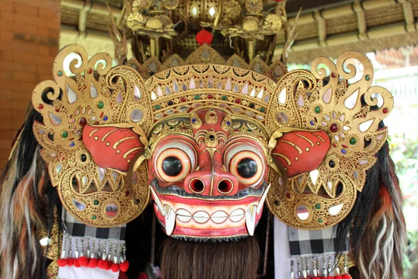 Closeup Balinese Barong Panther Creature Mythology — Stock Photo, Image