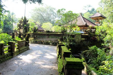 Ubud 'daki Campuhan' ın yanındaki Gunung Lebah Tapınağı kompleksi. Ocak 2022 'de çekildi..