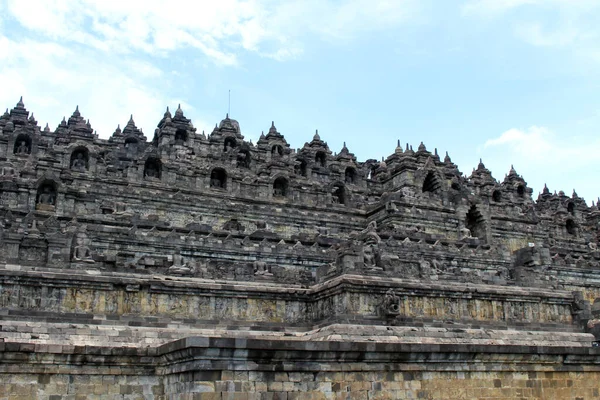 Borobudur Largest Buddhist Temple World Pandemic Taken March 2022 — Stok fotoğraf