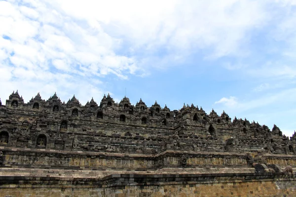 Borobudur Grootste Boeddhistische Tempel Ter Wereld Tijdens Pandemie Genomen Maart — Stockfoto