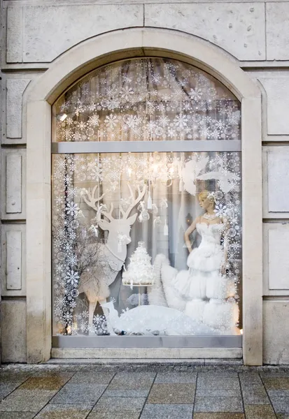 Dekorację świąteczną sklep — Zdjęcie stockowe