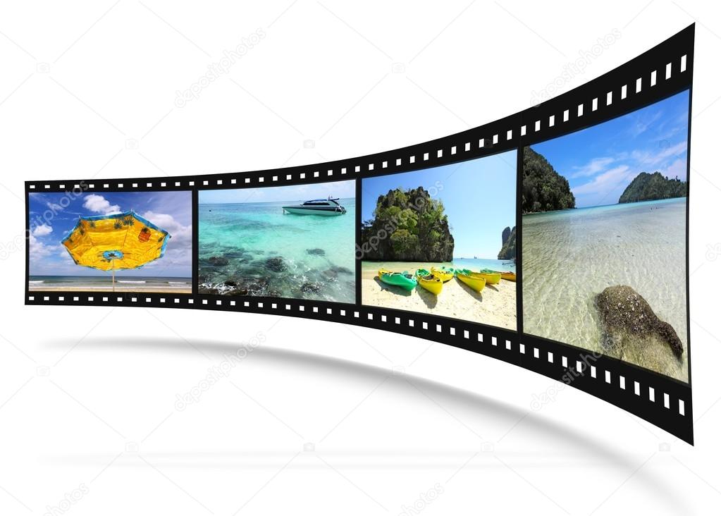 3D film strip with nice pictures