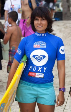 Phuket, Tayland - 15 Eylül: tanımlanamayan sörfçü yarışları