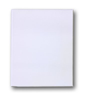 bir sedyeye tuval. beyaz izole