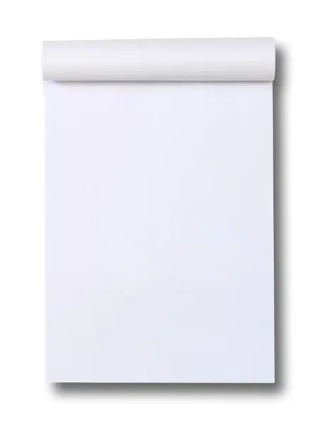 Blanco papier Tablet PC — Stockfoto