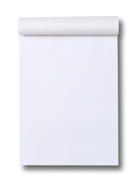 Blank Paper tablet