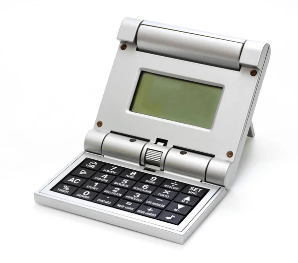 Calculadora digital pequena. Isolado sobre fundo branco — Fotografia de Stock