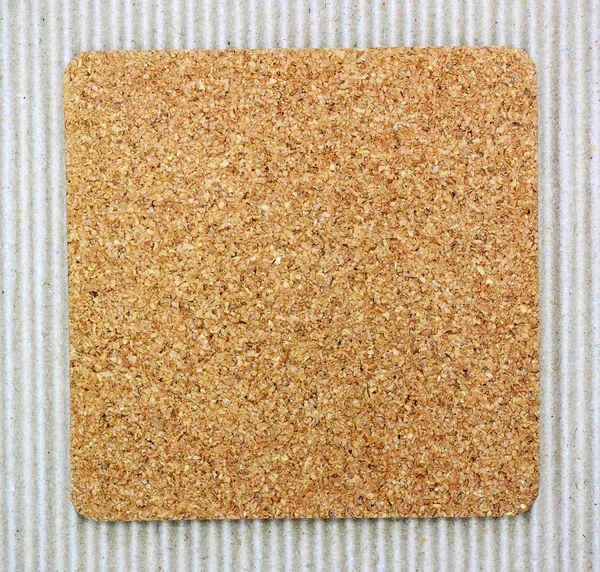 Pusty corkboard na papier — Zdjęcie stockowe