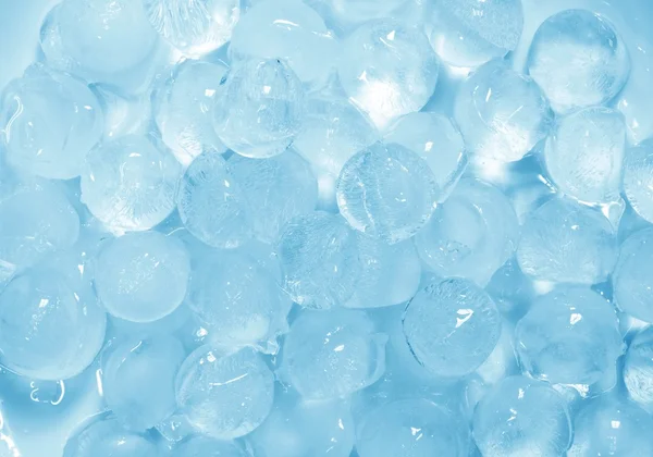 Background of blue ice cubes — Stock Photo, Image