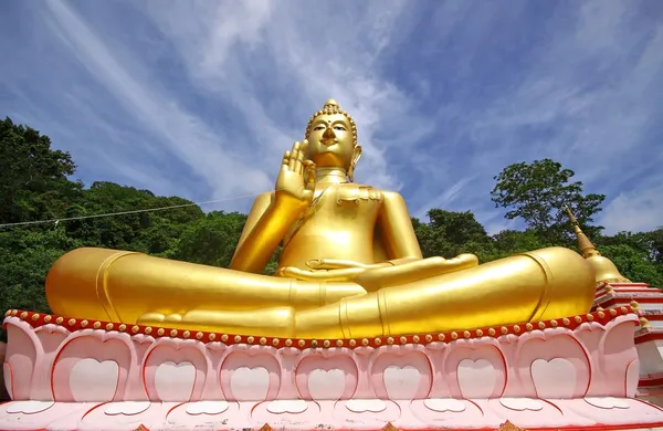 Golden, großer buddha phuket, thailand — Stockfoto