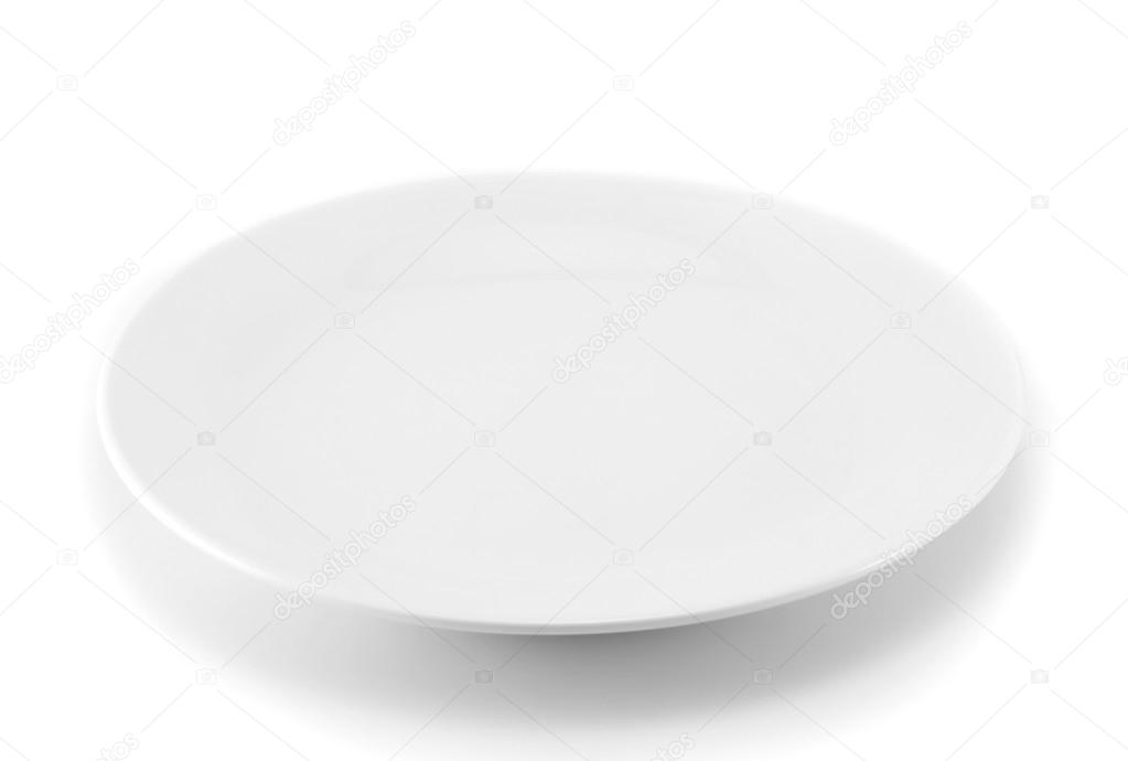 White plate