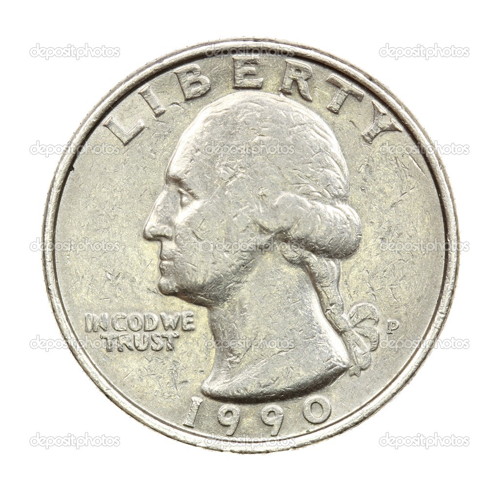 25 센트에 미국의 동전 — 스톡 사진 © bennyartist #13302650