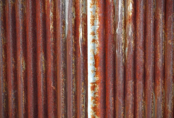 Old zinc fence background — Stock Photo, Image