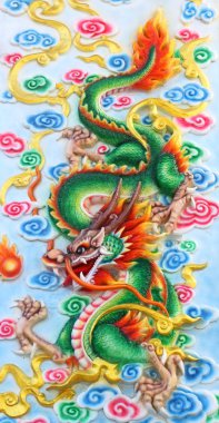 yeşil Çince dragon
