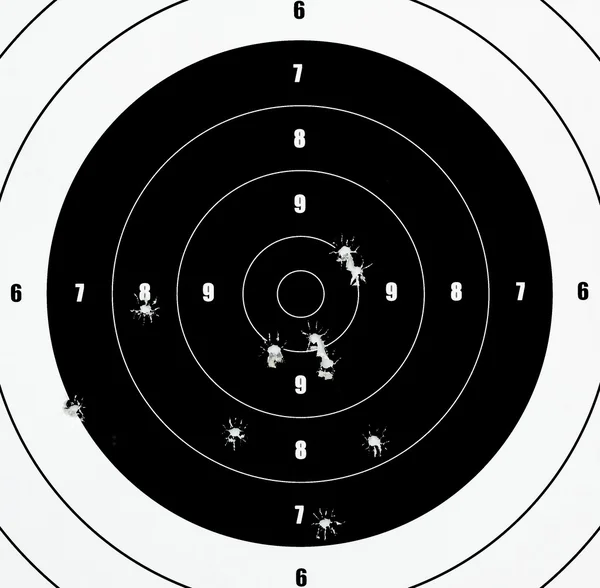 Крупним планом практичну ціль, яка використовується для стрільби з кулемета hol — стокове фото