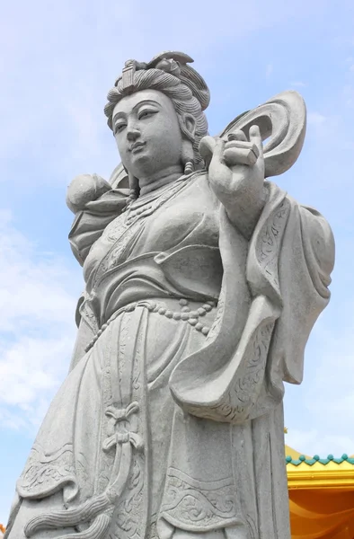 Chinese stone statue in phuket — Stock Photo, Image