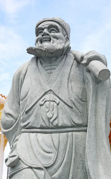 Statuie de piatră chinezească în buzunar — Fotografie, imagine de stoc